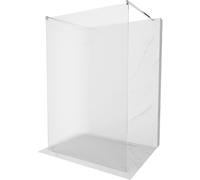 Mexen Kioto pantalla de ducha independiente 110 x 200 cm, rayas 8 mm, cromo - 800-110-002-01-09 21339 5905315201263