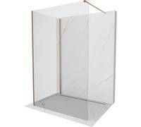 Mexen Kioto pantalla de ducha Walk-in 100 x 85 cm, transparente, cobre cepillado - 800-100-212-65-00-085 48570 5905315347695