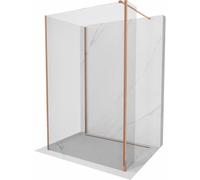 Mexen Kioto pantalla de ducha Walk-in 110 x 85 x 30 cm, transparente, oro rosa - 800-110-085-221-60-00-030 50227 5905315357588