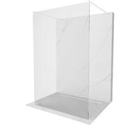 Mexen Kioto pared de ducha independiente 115 x 200 cm, transparente 8 mm, blanca - 800-115-002-20-00 36026 5905315267115