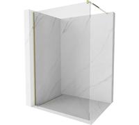 Mexen Kioto pared de ducha Walk-in 115 x 200 cm, transparente 8 mm, dorada - 800-115-101-50-00 36261 5905315239631