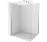 Mexen Kioto-R mampara de ducha curva Walk-in 130 x 200 cm, transparente 8 mm, cromo - 800-130-101-01-06 21257 5905315200457
