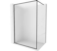 Mexen Kioto-XF mampara de ducha Walk-in con marco 100 x 202 cm, escarcha 10 mm, negro - 800-100-104-70-30-X 59783 5905315540249