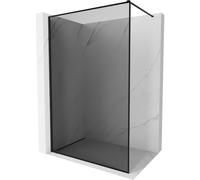 Mexen Kioto-XF panel de ducha Walk-in con marco 160 x 202 cm, grafito 10 mm, negro - 800-160-104-70-40-X 59909 5905315541505