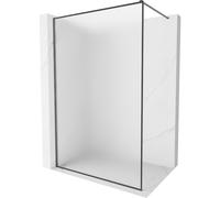 Mexen Kioto-XF panel de ducha Walk-in con marco 60 x 202 cm, escarcha 10 mm, gris armazón cepillado - 800-060-104-66-30-X 59767 5905315540089