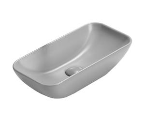 Mexen Klara lavabo sobre encimera 46 x 23 cm, gris claro mate - 21564661 21923 5907709157415