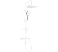 Mexen KT33 conjunto de ducha empotrado con rociador y grifería termostática, blanco/cromo - 771503393-21 1981 5907709141964