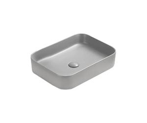 Mexen Lavabo de baño con un solo cuenco Vena - Gris claro mate - 22195061