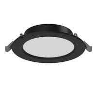 Mexen LDRR panel de techo downlight LED empotrado fi 12 cm, 6W, Fría - 6500K, 450 lm, negro - L210-012-0665-70 96215 5905315984166