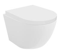 Mexen Lena inodoro sin borde Rimless Tornado con asiento de cierre suave duro, duroplast, blanco brillante - 30220200T 61493 5905315577382