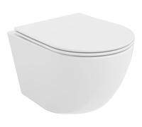 Mexen Lena inodoro suspendido Rimless con tapa de cierre suave slim, duroplast, blanco brillo - 30220400 4300 5907709113602
