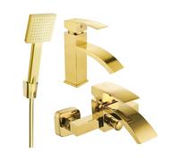 Mexen Libra R45 conjunto de bañera, dorado - 745103R45-50 5536 5907709187597