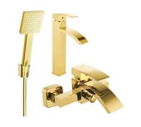 Mexen Libra R45 conjunto de bañera, dorado - 745113R45-50 5545 5907709187689