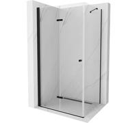 Mexen Lima cabina de ducha plegable 110 x 100 cm, transparente, negra - 856-110-100-70-00 38773 5905315376503