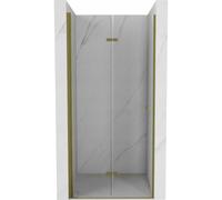 Mexen Lima puerta de ducha plegable 70 cm, transparente, dorada - 856-070-000-50-00 2581 5907709130883