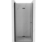 Mexen Lima puerta de ducha plegable de 80 cm, transparente, negra - 856-080-000-70-00 2588 5907709101371