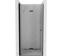 Mexen Lima puerta plegable de ducha de 110 cm, transparente, negra - 856-110-000-70-00 2615 5907709101401