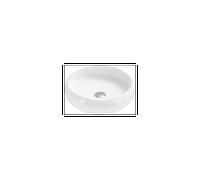Mexen Lola lavabo sobre encimera 41 x 41 cm, blanco - 22214100 16013 5907709158283
