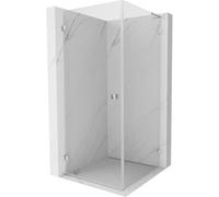 Mexen Lunar-B L cabina de ducha abatible izquierda 100 x 100 cm, transparente, cromo - 832L-100-100-01-00-L 65137 5905315458957