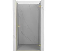 Mexen Lunar-B puerta de ducha abatible derecha 60 cm, transparente, dorado cepillado - 832-060-000-55-00-P 68638 5905315452177