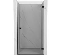 Mexen Lunar-B puerta de ducha abatible derecha 80 cm, transparente, negro - 832-080-000-70-00-P 68740 5905315452573