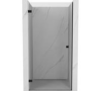 Mexen Lunar-B puerta de ducha abatible izquierda 85 cm, transparente, negro - 832-085-000-70-00-L 68582 5905315451682