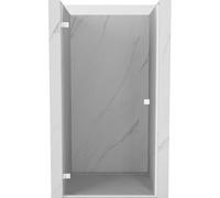 Mexen Lunar-B puerta de ducha abatible izquierda 90 cm, transparente, blanca - 832-090-000-20-00-L 68496 5905315451156