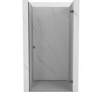 Mexen Lunar-B puerta de ducha batiente derecha 70 cm, transparente, metal cepillado - 832-070-000-95-00-P 69014 5905315452641