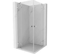 Mexen Lunar Duo cabina de ducha abatible 85 x 85 cm, transparente, cromo - 834-085L-085P-01-00 62281 5905315423498