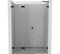 Mexen Lunar-F L puertas de ducha plegables izquierda 150 cm, transparente, negro - 836SL-150-050-70-00-L 69561 5905315514158