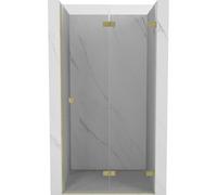 Mexen Lunar-F puerta de ducha plegable derecha 60 cm, transparente, dorado cepillado - 836-060-000-55-00-P 68861 5905315477019