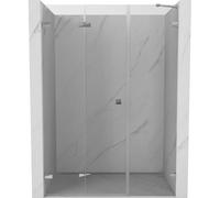 Mexen Lunar-F puerta de ducha plegable izquierda 125 cm, transparente, cromo - 836S-125-050-01-00-L 69123 5905315511676