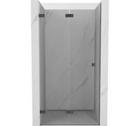 Mexen Lunar-F puerta de ducha plegable izquierda 90 cm, transparente, gun metal - 836-090-000-95-00-L 68822 5905315476623