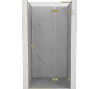 Mexen Lunar L puerta de ducha abatible derecha 105 cm, transparente, dorado cepillado - 834L-105-000-55-00-P 68890 5905315422422