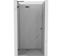 Mexen Lunar L puerta de ducha batiente izquierda 110 cm, transparente, gun metal - 834L-110-000-95-00-L 68483 5905315421685
