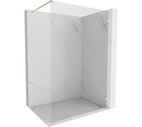 Mexen Lunar pared de ducha Walk-in derecha 60 x 200 cm, transparente 8 mm, dorado cepillado - 830-060-000-55-00-P 67491 5905315529916