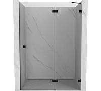 Mexen Lunar puerta de ducha abatible derecha 140 cm, transparente, negro - 834-140-000-70-00-P 68187 5905315420091