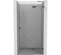 Mexen Lunar puerta de ducha batiente derecha 120 cm, transparente, metal ahumado - 834-120-000-95-00-P 68208 5905315420206