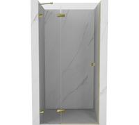 Mexen Lunar puerta de ducha batiente izquierda 110 cm, transparente, dorada - 834-110-000-50-00-L 67840 5905315417787