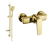 Mexen Lynx DF62 grifo de ducha con set de ducha, dorado - 74594DF62-50 5653 5907709187405