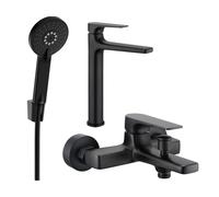 Mexen Lynx R40 conjunto de bañera, negro - 745913R40-70 5633 5907709187207