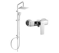 Mexen Lynx Tord conjunto de ducha externo con rociador y grifo de ducha, cromo - 745940200-00 6112 5907709181953