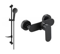 Mexen Milo DF05 grifo de ducha con set de ducha, negro - 7134R05-70 5737 5907709187009