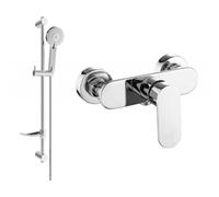 Mexen Milo DF40 grifo de ducha con conjunto de ducha, cromo - 7134R40-00 5732 5907709186958