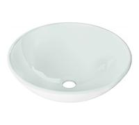 Mexen Mira lavabo sobre encimera de vidrio 42 x 42 cm, blanco - 24124230 16213 5907709159143