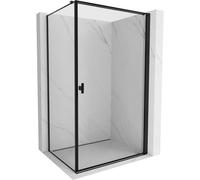 Mexen Mist-B cabina de ducha abatible derecha 100 x 90 cm, marco negro, negro - 8A2T-100-090-70-70-P 78773 5905315670175