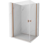 Mexen Mist-B Duo cabina de ducha abatible 80 x 70 cm, transparente, cobre cepillado - 8A2-080-070-65-00 78388 5905315671950