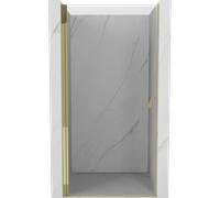 Mexen Mist-B puertas de ducha abatibles 55 cm, transparentes, doradas - 8A2-055-000-50-00 93662 5907931013350