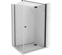 Mexen Mist-F cabina de ducha plegable derecha 80 x 120 cm, transparente, negra - 8A6T-080-120-70-00-P 76191 5905315652652