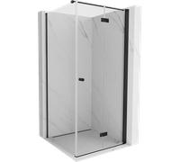 Mexen Mist-F cabina de ducha plegable derecha 85 x 85 cm, transparente, negra - 8A6T-085-085-70-00-P 76113 5905315652119
